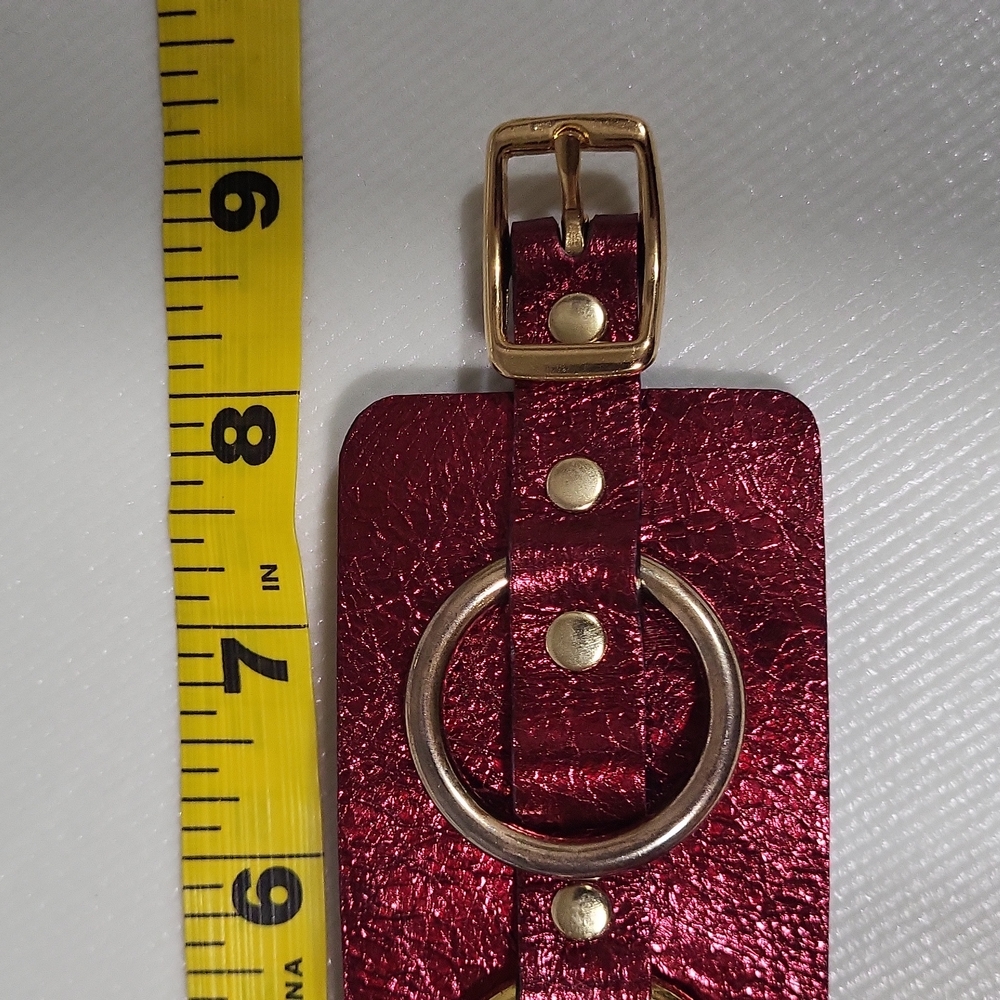 NWOT Leather & Brass Artisan Crafted Wrist Cuff - Picture 12 of 16